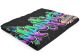 Coole Graffiti Kuscheldecke mit Namen | personalisierte Fleece Decke für Gamer Dekoration Kinderzimmer Jungen | fleece-gamer10