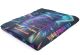 Decke bedruckt mit Namen | personalisierte Fleece Kuscheldecke für Gamer Dekoration Neon gaming Kinderzimmer Jungen | fleece-gamer38