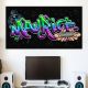Gamer Poster mit Namen cooles Wandposter für Teenager selbst gestalten | Graffiti Bild 10
