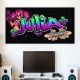 Gamer Poster mit Namen cooles Wandposter für Mädchen Kunstdruck | Graffiti Bild 12