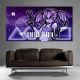 Cooles Gamer Poster für Mädchen Wanddeko mit Namen | Geschenk mit Wunschname gaming Wandbild | 24