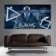Gamerposter mit Namen XXL Wandbild für Gamer Kinderzimmer Deko Bild 26