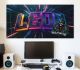 Gamer Poster mit Namen cooles Bild für Teenager selbst gestalten | XXL Wandbild Weltall Motiv08