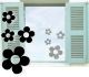 Glastattoo Flower glas065