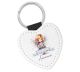 timalo® Schlüsselanhänger personalisiert mit Namen Herz Schlüsselband aus Kunstleder Geschenk Weihnachten Nikolaus Jungen Mädchen - Engel