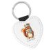 timalo® Schlüsselanhänger personalisiert mit Namen Herz Schlüsselband aus Kunstleder Geschenk Weihnachten Nikolaus Jungen Mädchen - Eichhörnchen-1