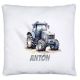 timalo® Personalisiertes Kissen mit Namen | personalisiertes Dekokissen mit Wunschname für Kinder individuelles Geschenk Kissenhülle Traktor | kissen-ch-15