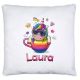 timalo® Personalisiertes Kissen mit Namen | personalisiertes Dekokissen mit Wunschname für Kinder individuelles Geschenk Kissenhülle Einhorn2 | kissen-ch-4