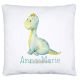 timalo® Personalisiertes Dino Kissen mit Namen | personalisiertes Dekokissen mit Wunschname für Kinder individuelles Geschenk Namenskissen Dinosaurier | kissen-dino-2