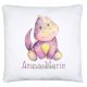 timalo® Personalisiertes Kissen mit Dinosaurier und Namen | personalisiertes Dekokissen mit Wunschname für Kinder individuelles Geschenk Namenskissen Dino | kissen-dino-3