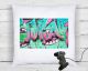 Graffiti Gamer Kissen mit Namen selbst gestalten| personalisiert für Mädchen | Gaming 28