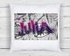 Cooles Graffiti Kissen mit Namen selbst gestalten| personalisiert für Mädchen | Gamer 29