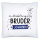 timalo® Kissen Lieblings Bruder mit Namen bedrucken lassen | Personalisiertes Namenskissen mit Wunschname zum Geburtstag Geschenkkissen für Männer | kissen-li1-1