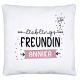 timalo® Kissen Lieblings Freundin mit Namen bedrucken lassen | Personalisiertes Namenskissen mit Wunschname zum Geburtstag Geschenkkissen für Frauen | kissen-li1-10