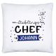 timalo® Kissen Lieblings Chef mit Namen bedrucken lassen | Personalisiertes Namenskissen mit Wunschname zum Geburtstag Geschenkkissen für Männer | kissen-li1-11
