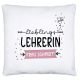 timalo® Kissen Lieblings Lehrerin mit Namen bedrucken lassen | Personalisiertes Namenskissen mit Wunschname zum Geburtstag Geschenkkissen für Frauen | kissen-li1-16