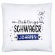 timalo® Kissen Lieblings Schwager mit Namen bedrucken lassen | Personalisiertes Namenskissen mit Wunschname zum Geburtstag Geschenkkissen für Männer | kissen-li1-19