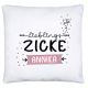 timalo® Kissen Lieblings Zicke mit Namen bedrucken lassen | Personalisiertes Namenskissen mit Wunschname zum Geburtstag Geschenkkissen für Frauen Mädchen | kissen-li1-21