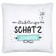 timalo® Kissen Lieblings Schatz mit Namen bedrucken lassen | Personalisiertes Namenskissen mit Wunschname zum Geburtstag Geschenkkissen Liebe | kissen-li1-28