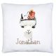 timalo® Lama Personalisiertes Kissen mit Namen | personalisiertes Dekokissen mit Wunschname für Kinder individuelles Geschenk Namenskissen | kissen-t2-29