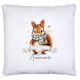 timalo® Personalisiertes Kissen mit Namen Dekokissen Jungen Mädchen Kinder Weihnachtsgeschenk Kopfkissen Geschenk Weihnachten - Eichhörnchen-2