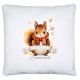 timalo® Personalisiertes Kissen mit Namen Dekokissen Jungen Mädchen Kinder Weihnachtsgeschenk Kopfkissen Geschenk Weihnachten - Eichhörnchen-3