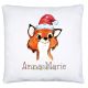 timalo® Cooles Kissen mit Namen | personalisiertes Dekokissen mit Wunschname Kopfkissen Deko für Kinder individuelles Geschenk Namenskissen Fuchs Weihnachtsgeschenke Weihnachten Nikolaus | kissen-tx-13