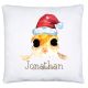 timalo® Cooles Kissen mit Namen | personalisiertes Dekokissen mit Wunschname Kopfkissen Deko für Kinder individuelles Geschenk Weihnachtsgeschenke Weihnachten Fisch | kissen-tx-17