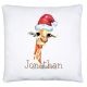 timalo® Cooles Kissen mit Namen | personalisiertes Dekokissen mit Wunschname Kopfkissen Deko für Kinder individuelles Geschenk Namenskissen Giraffe Weihnachtsgeschenke Weihnachten Nikolaus | kissen-tx-18