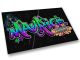 Metallposter personalisiert mit Namen | Graffiti Gaming Türschild für Teenager| Metallschild Alu Schild Gamer 10