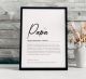 Definition Poster