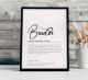 Definition Poster