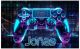 timalo® Gamer poster mit Namen personalisiert gaming Wanddeko gamer Bild für die Wand Wandbild Jugendzimmer gaming zimmer Bilder für Teenager Controller Neon