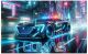 Gamer poster mit Namen personalisiert gaming Wanddeko gamer Bild für die Wand Wandbild Jugendzimmer Poster gaming zimmer Bilder für Teenager XXL cyperpunk Polizei