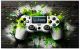 Gamer poster mit Namen personalisiert gaming Wanddeko gamer Bild für die Wand Wandbild Jugendzimmer Poster Graffiti zimmer Bilder für Teenager XXL Controller