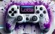 Gamer poster mit Namen personalisiert gaming Wanddeko gamer Bild für die Wand Wandbild Mädchenzimmer Poster Graffiti zimmer Bilder für Mädchen XXL Controller Spieleonsole