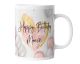 Happy Birthday Tasse zum Geburtstag mit Namen für Frauen selbst gestalten | Herz gold Geschenktasse birth9