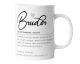 timalo® Coole Tasse mit Namen | Definition Bruder | Personalisierte Kaffeetasse Geschenktasse zum Geburtstag für Männer | mug-def-04-a