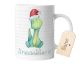 timalo® Kindertasse Dinosaurier mit Namen Geschenk Weihnachten Nikolaus | Motiv süße Dinos Personalisierte Tasse mit Wunschname für Kinder Geschenktasse Jungen und Mädchen | mug-dx-4