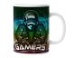 Coole Gamer Tasse personalisiert mit Namen | Gaming Kaffeetasse selbst gestalten Neon | mug 25