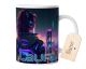 timalo® Coole Gaming Tasse personalisiert mit Namen | Kaffeetasse Geschenk für Gamer Becher | Frau Neon cyberpunk | mug-gamer-67