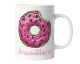 timalo® Kindertasse mit Namen bedrucken lassen | Motiv Donut Personalisierte Tasse mit Wunschname für Kinder Geschenktasse | Mädchen Geschenk pink | mug-ki-11