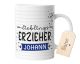 timalo® Tasse Lieblings Erzieher mit Namen bedrucken lassen | Personalisierte Namenstasse mit Wunschname zum Geburtstag Geschenktasse für Männer | mug-li1-17