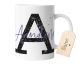 timalo® Coole Tasse mit Namen | Initialen | Personalisierte Kaffeetasse Großbuchstabe zum Geburtstag Muttertag Geschenk für Mädchen und Frauen Kaffeebecher lila | mug-main-03