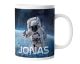 Tasse Weltraum für Kinder mit Namen selbst gestalten | personalisierte Kindertasse für Jungen | Mug space1