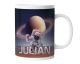 Coole Tasse Weltraum für Kinder mit Namen selbst gestalten | personalisierte Kindertasse für Jungen | Mug space2