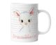 timalo® Kindertasse mit Namen bedrucken lassen | Motiv Schafe Tiere Personalisierte Tasse mit Wunschname für Kinder Geschenktasse Jungen und Mädchen | mug-t-06