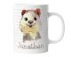 timalo® Tasse mit Namen bedrucken lassen | Quoka Tiere Personalisierte Tasse mit Wunschname für Kinder Geschenktasse | mug-t-10