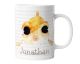 timalo® Tasse mit Namen bedrucken lassen | Fisch Personalisierte Tasse Wunschname Geschenktasse für Kinder Jungen und Mädchen Aquarell | mug-t-17