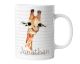 timalo® Tasse mit Namen bedrucken lassen | Giraffe Personalisierte Tasse Wunschname personalisierbare Geschenktasse für Kinder Jungen und Mädchen individuell | mug-t-18